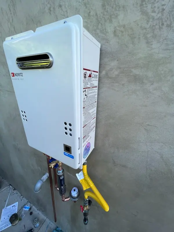 Tankless water heater installation for Breezy Knolls Estates homes